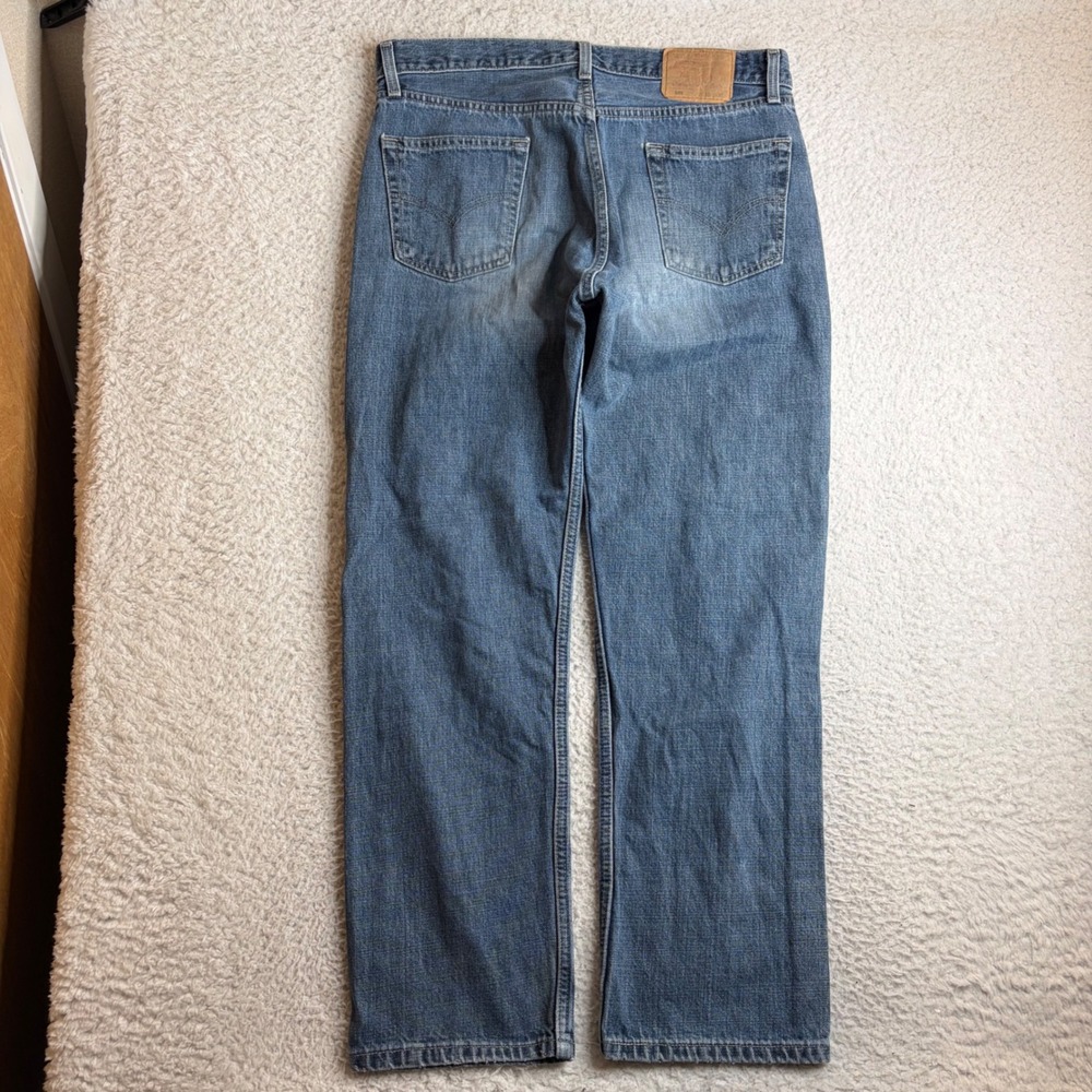 Levis 501 Vintage Original Fit Jeans Mens 36x30 (35x30) Blue Distressed FADE